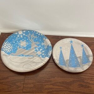 🧡 Christmas paper plates